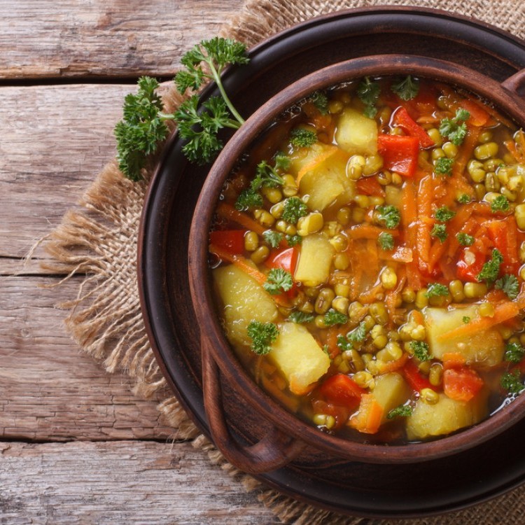 ايدام خضار بالعدس للرجيم