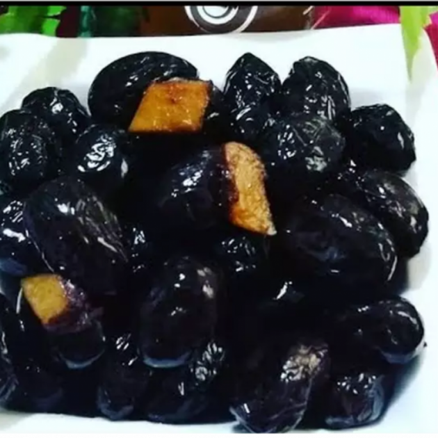 الزيتون الأسود بوصفة مغربية منزلية