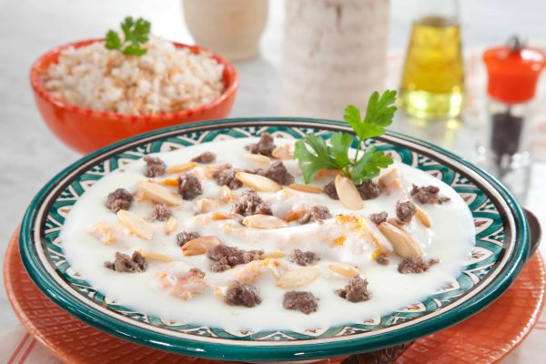 اليقطين باللبن