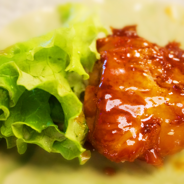 تندر دجاج مشوي بصلصة العسل والليمون