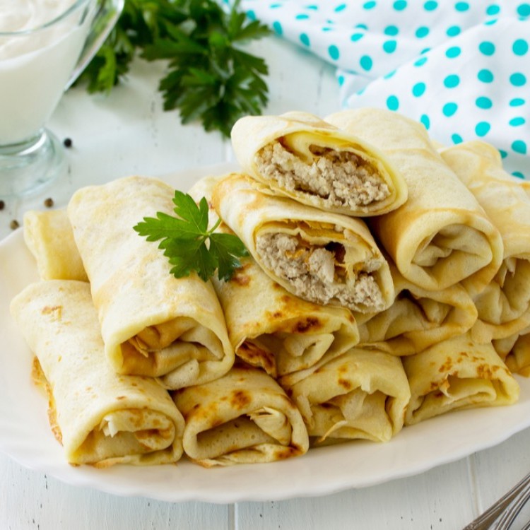 كريب باللحمة المفرومة