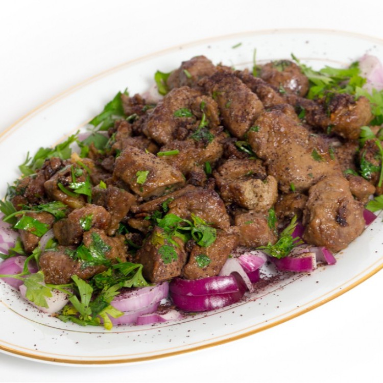 كبدة دجاج بدبس الرمان