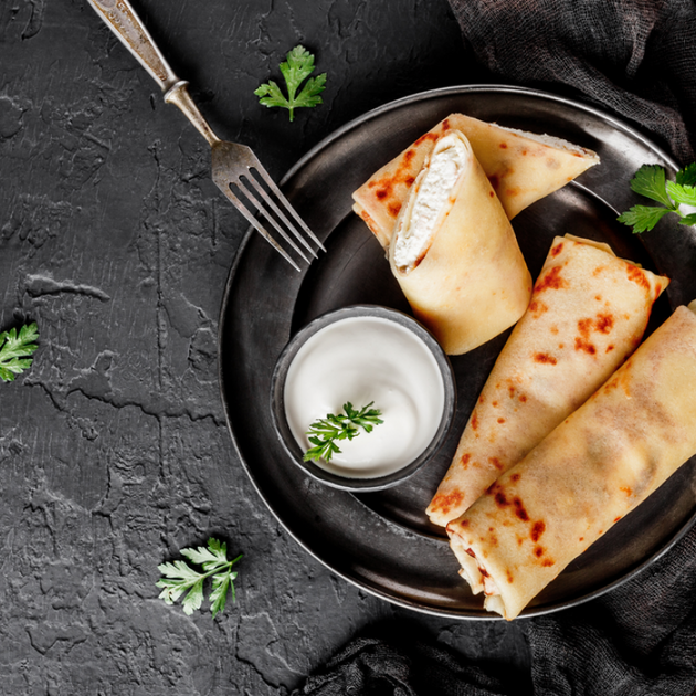 كريب مالح بالجبن