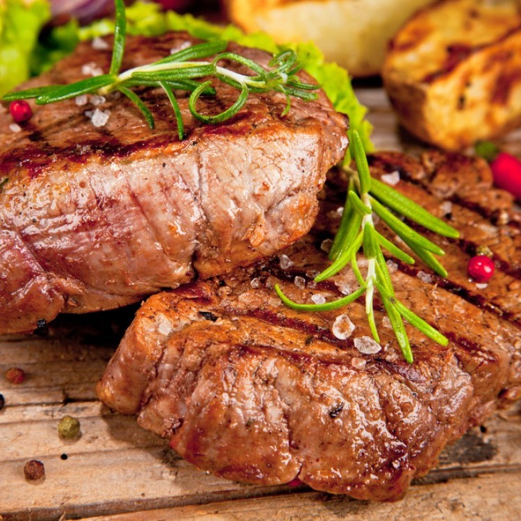 ستيك مشوي بالتتبيلة للرجيم