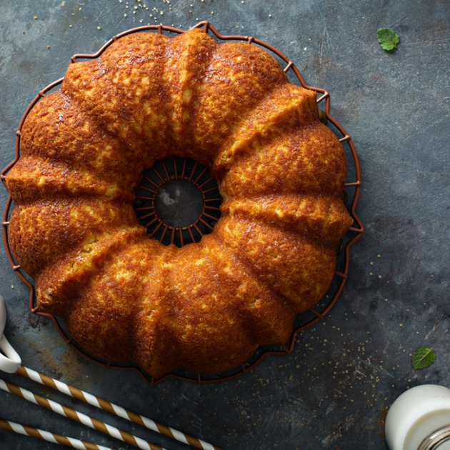 كيك البرتقال السادة