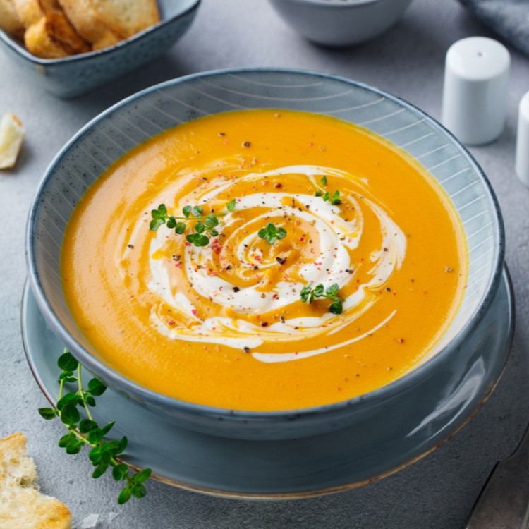 شوربة القرع والجزر