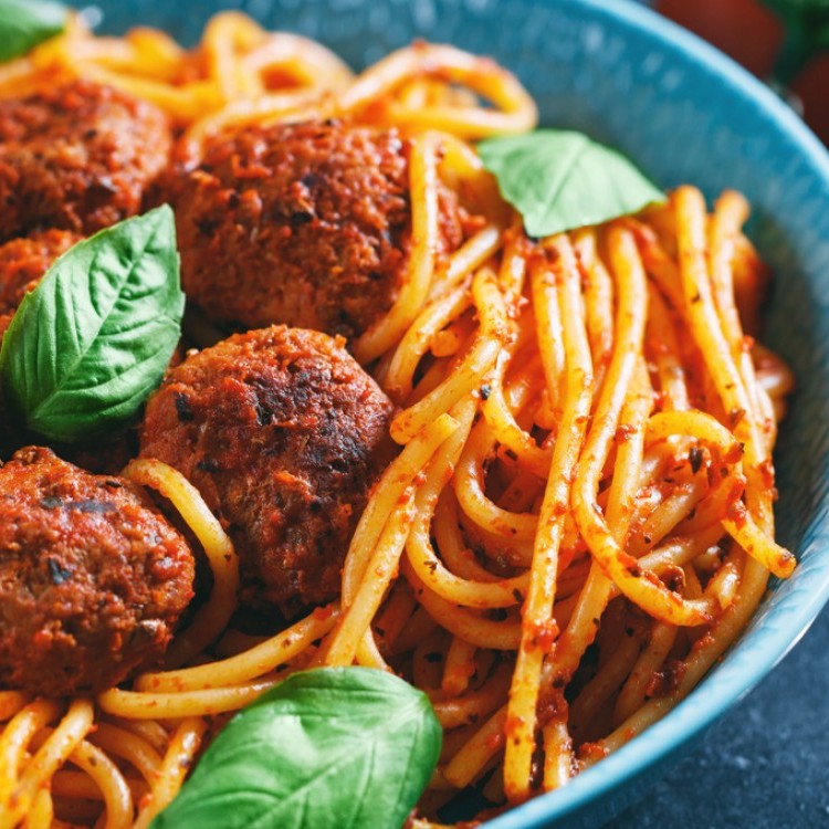 سباغيتي مع كرات اللحم