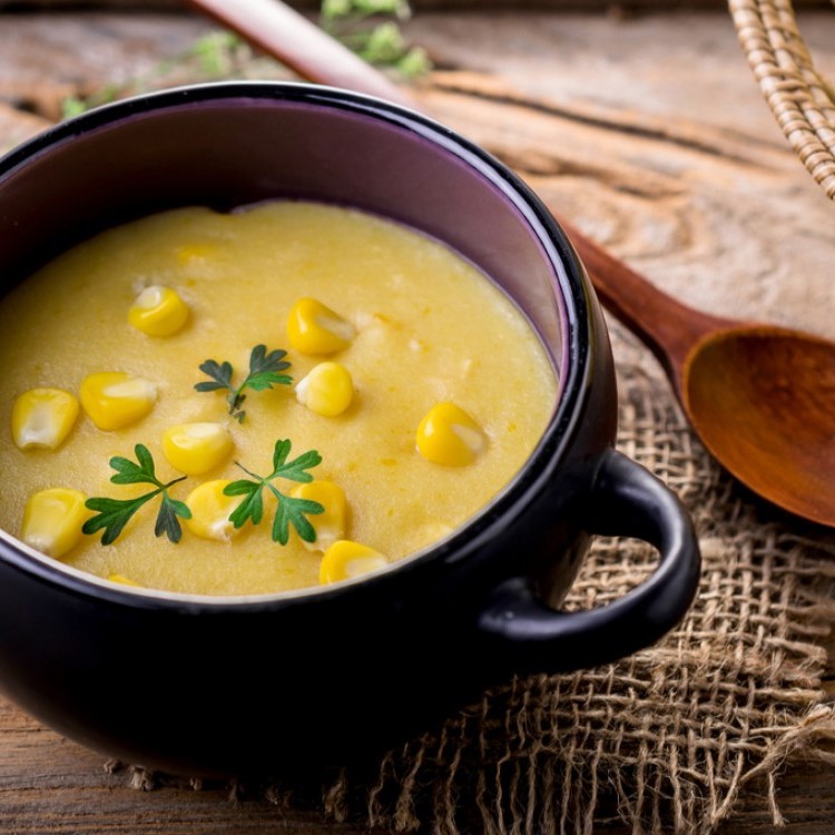 شوربة الذرة بالكريمة