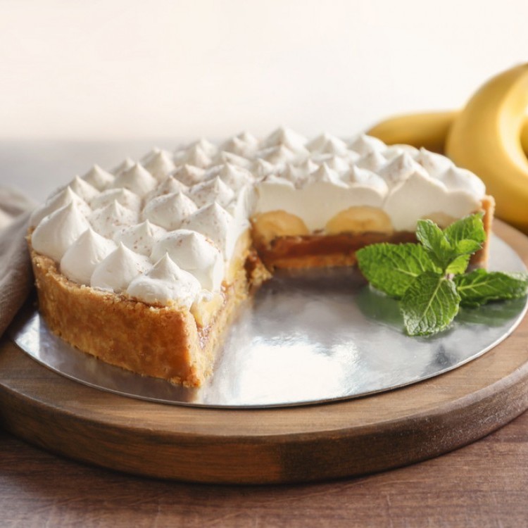 فطيرة الموز بالكراميل