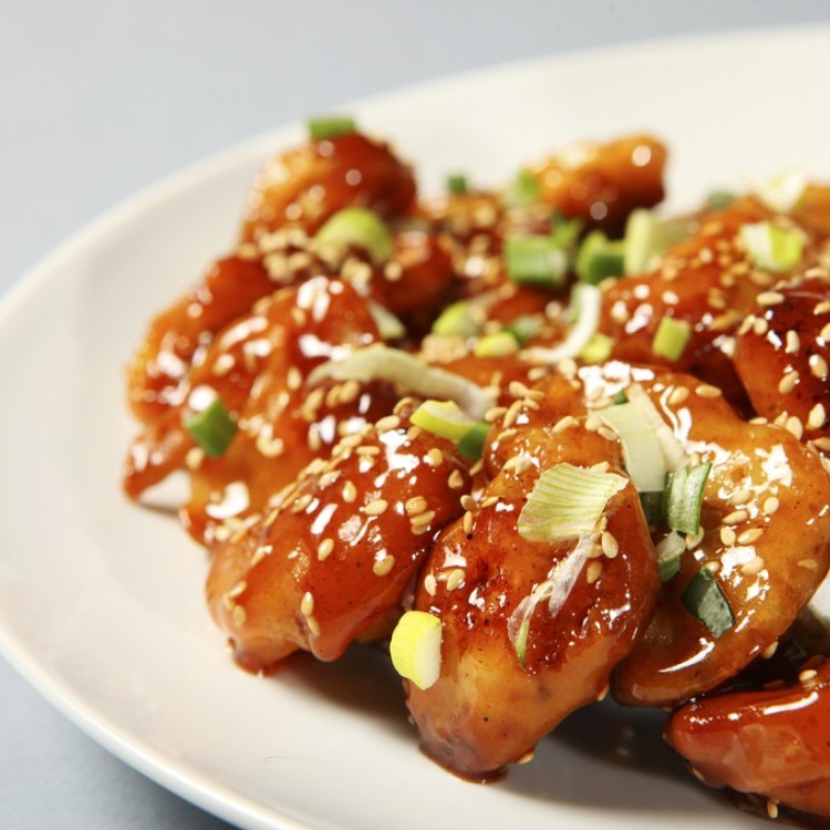 دجاج بالسمسم والعسل