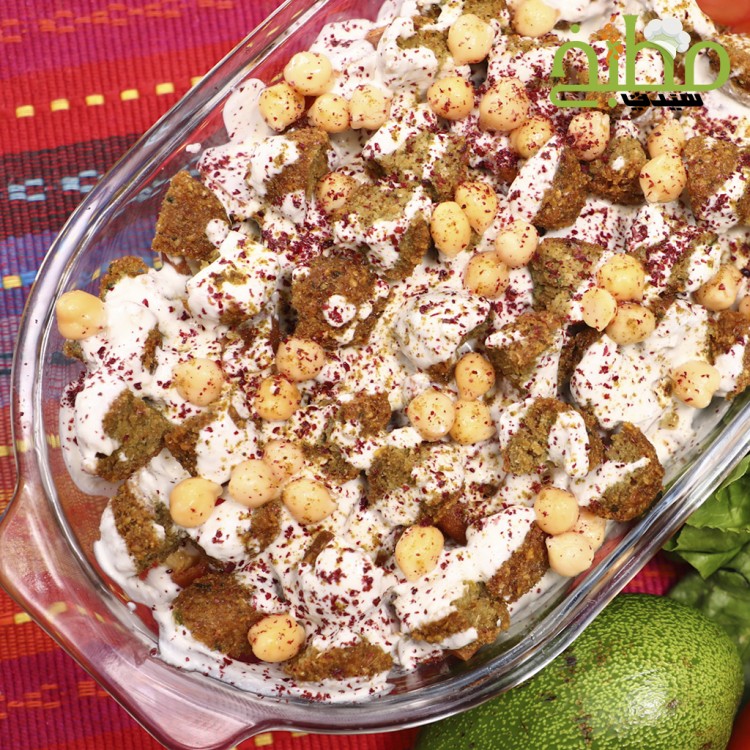 فتة الفلافل بالمقالي خطوة بخطوة بالصور