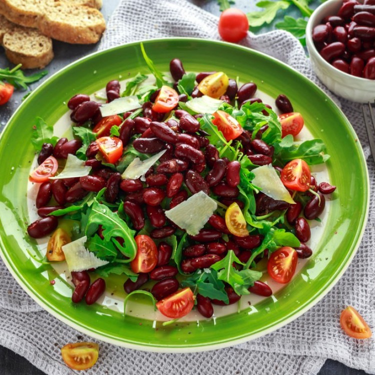 7da9d2c56998e8f7b5c8a40a44d60437_w750_h750 سلطة الفاصوليا الحمراء مع الجرجير والطماطم