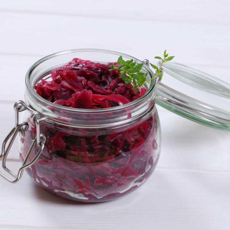 مخلل الكرنب الأحمر