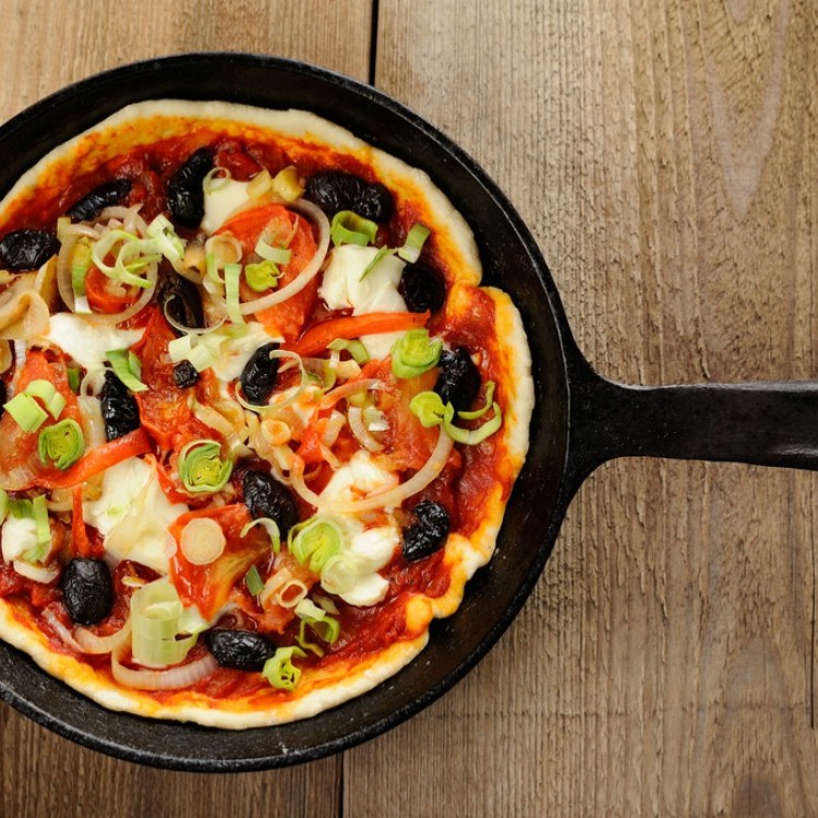 البيتزا السائلة في المقلاة