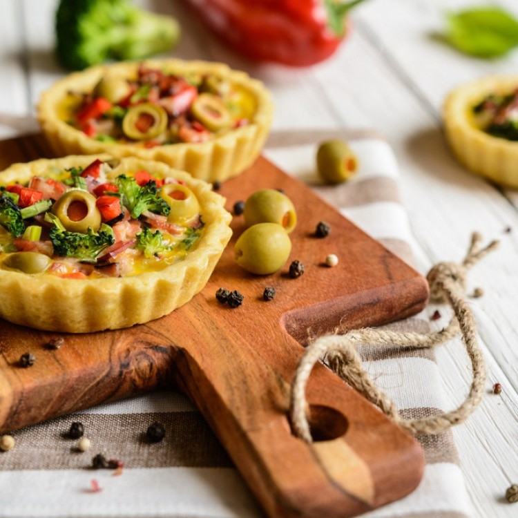 تارت مالح بالخضار