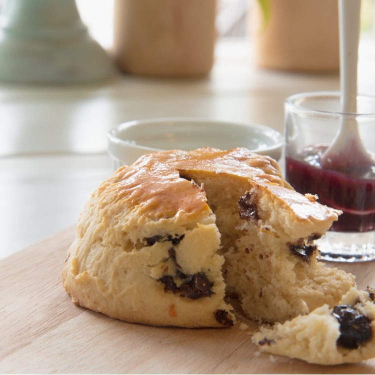 سكونز الشوكولاتة بالجوز