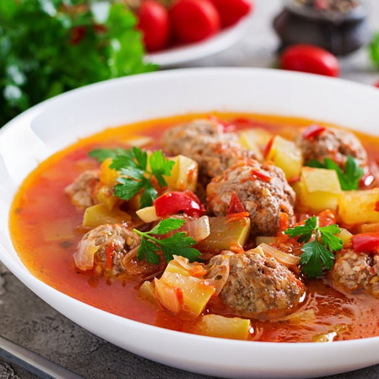 aa313e9f93b98e6ab9270de2355748f3_w750_h750 شوربة الخضار مع كرات اللحم