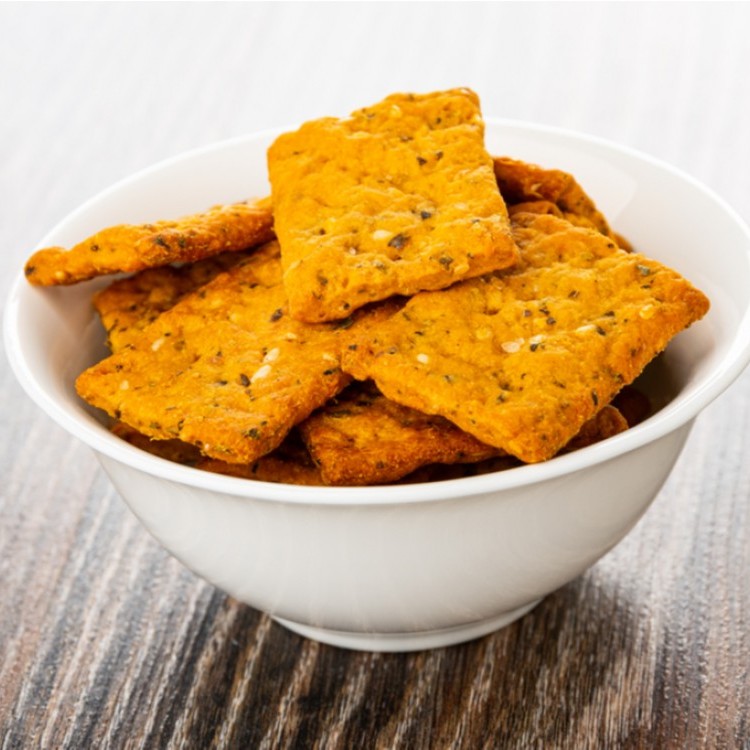 بسكوت مالح بالزعتر