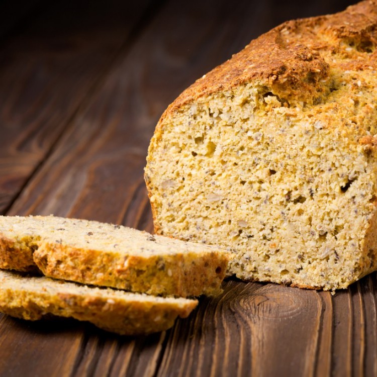 خبز الكيتو بالحمص