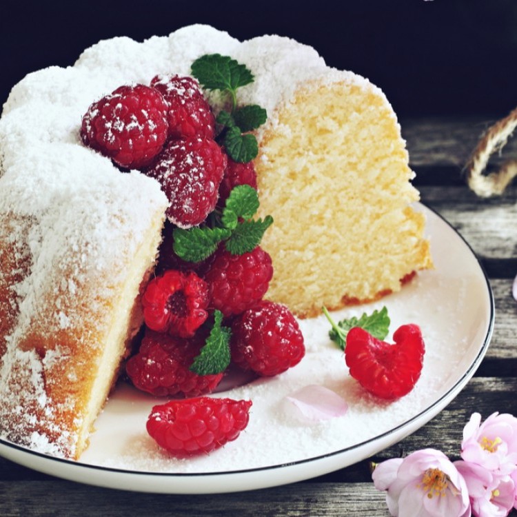 كيك هش بالجبن الكريمي