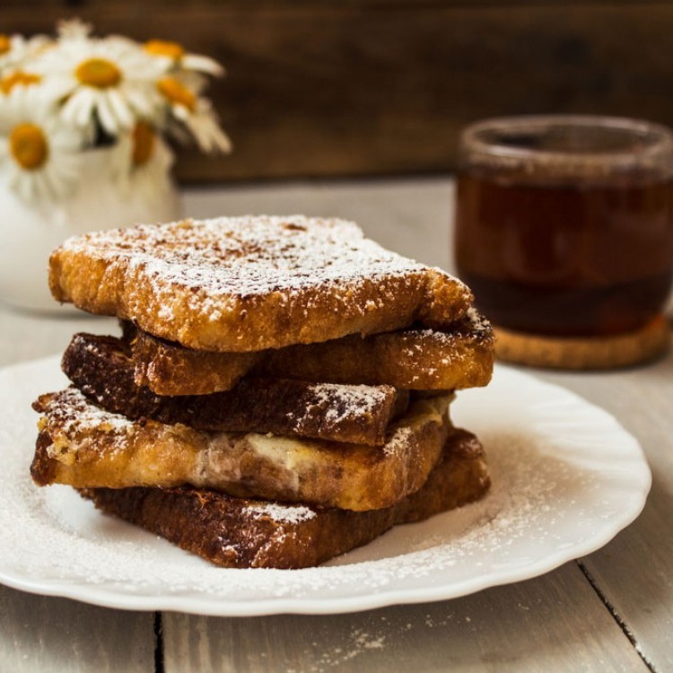 فرينش توست محشي شوكولاتة