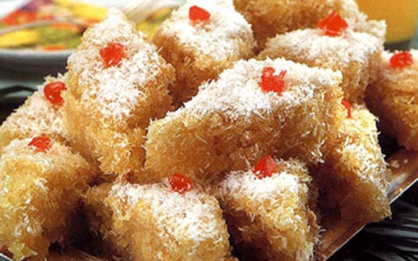 حلى السميد وجوز الهند بالقطر