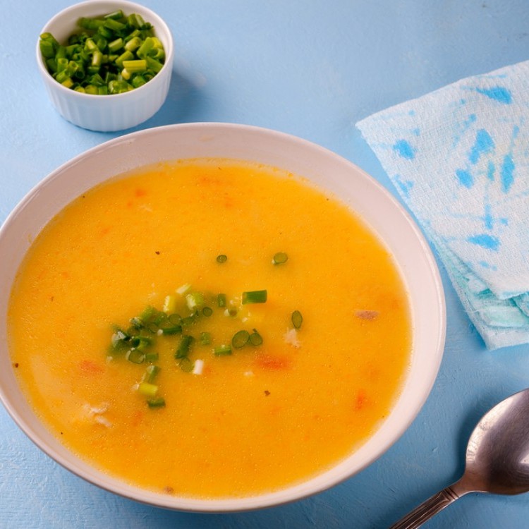 شوربة البطاطس بالجزر والحليب