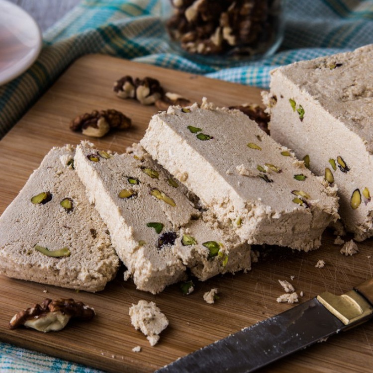 حلاوة طحينية في المنزل