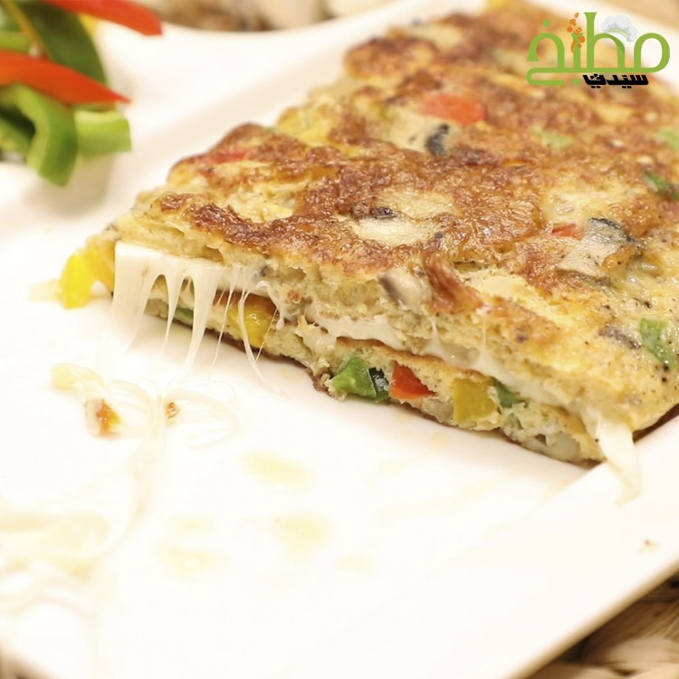 f9654e82f61ca54c4fefce4d359be6c2_w750_h750 أومليت بالخضار والجبن خطوة بخطوة بالصور