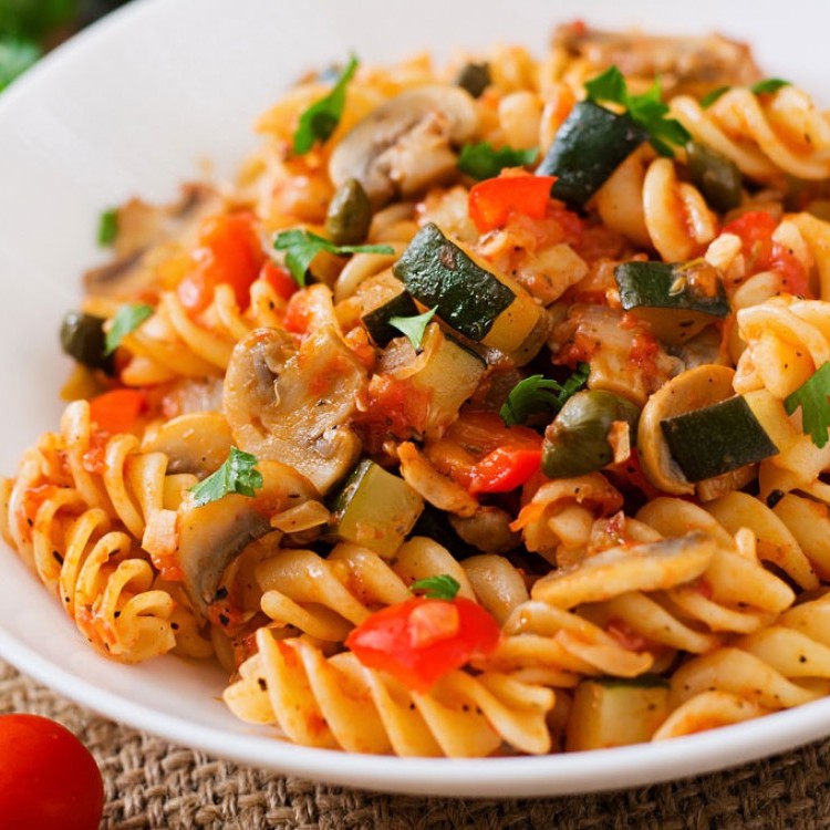 مكرونة بالخضار