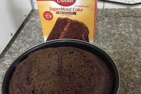 كيكة الشوكلاته الذيذة والسريعة 1