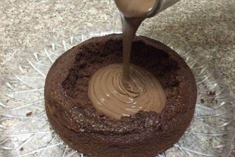 كيكة الشوكلاته الذيذة والسريعة 9