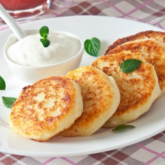 بان كيك بالجبنة البيضاء للسحور