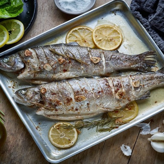 سمك مشوي بالليمون للرجيم