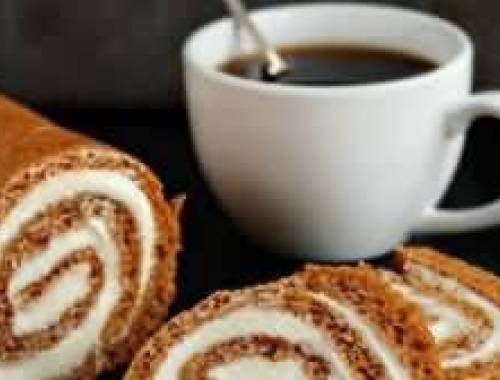 طريقة عمل سويسرول بالقهوة