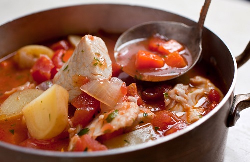 طريقة عمل شوربة السمك بالخضار