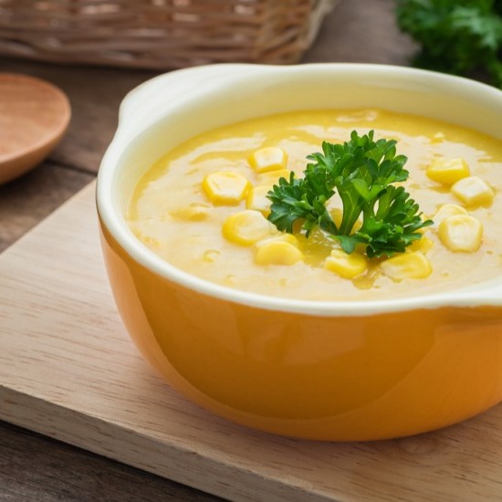 شوربة الشوفان بالذرة والدجاج ب 15 دقيقة