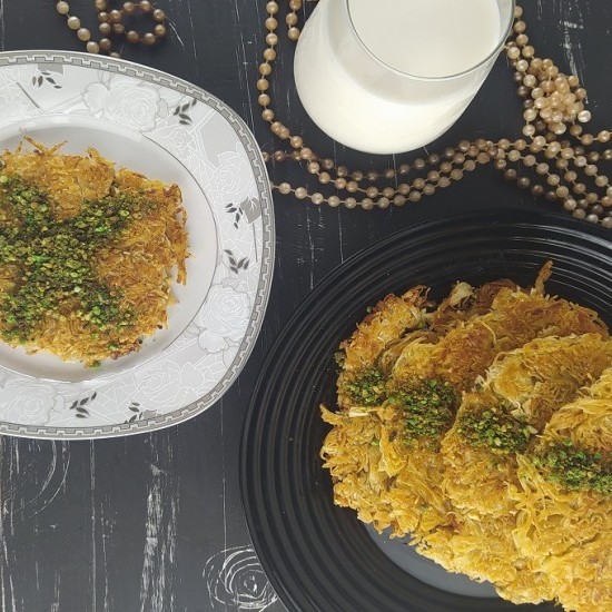 d1348e94e8cc2b2719e8a09fb66ae32a_w550_h550 كنافة بالمكسرات بالمقلاة