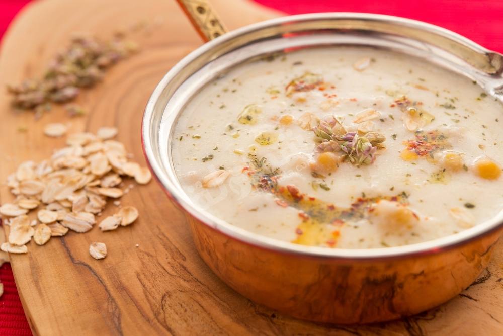 شوربة الشوفان بالحليب